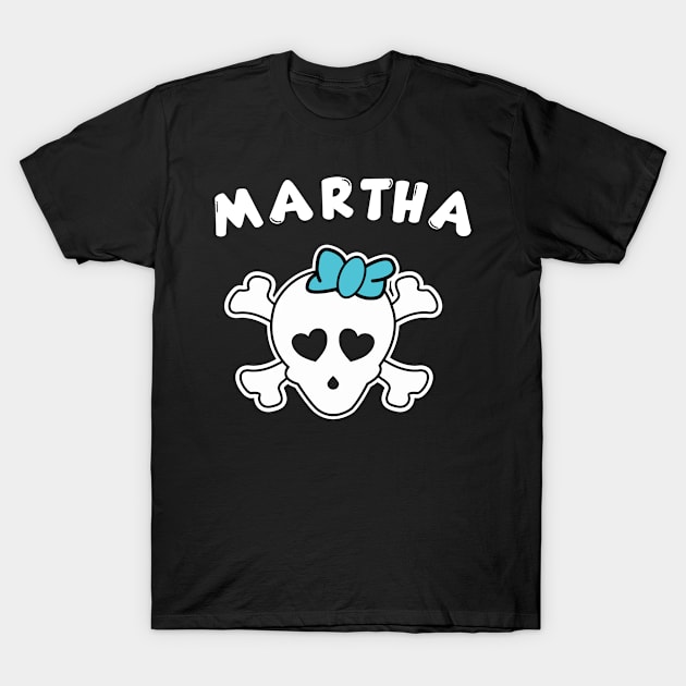 Piratin Martha Design For Girls And Women T-Shirt by Tolan79 Magic Designs